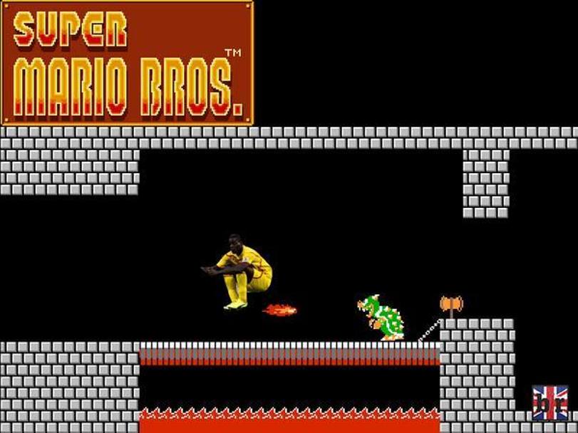D&#39;altronde il gioco porta proprio il suo nome: Super Mario. E in qualche modo i mostri vanno pur sconfitti... Twitter